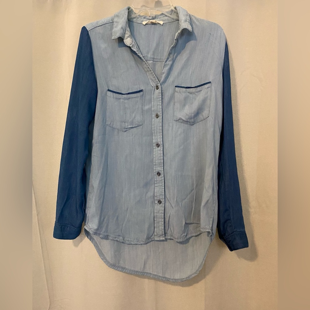 Lovestitch Light Blue Button-Up Shirt
